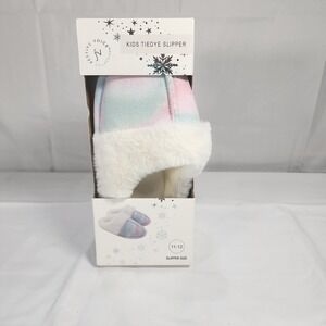Kids Tiedye Slippers Pink, Blue Size 11-12